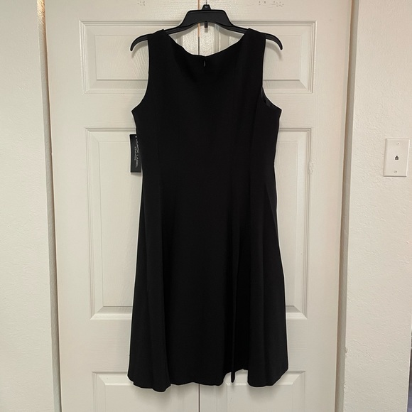Black Label by Evan-Picone Sleeveless Fit & Flare Dress- Size 14 - Picture 5 of 10